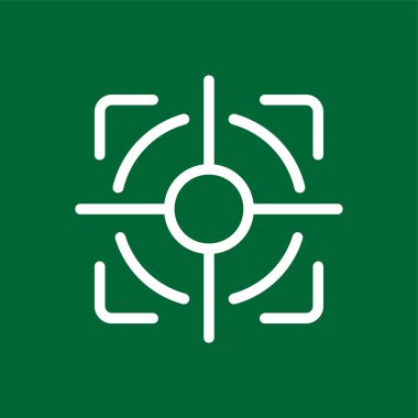 hedef simge, vektör illüstrasyonu basit tasarım