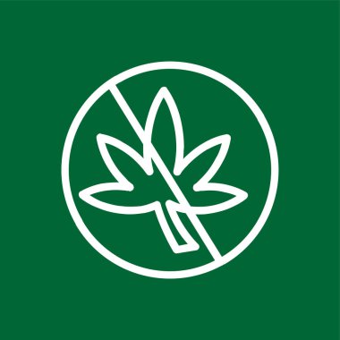 Ot simgesi yok, vektör illüstrasyonu basit tasarım