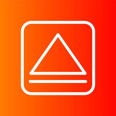 Simge çıkar, vektör illüstrasyonu basit tasarım