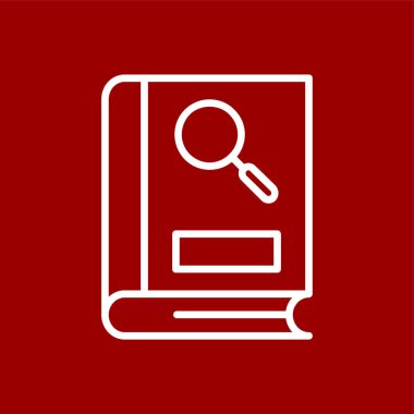 Search icon, vector illustration simple design