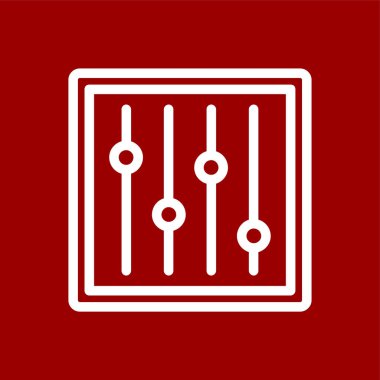 ayarlama simgesi, vektör illüstrasyonu basit tasarım