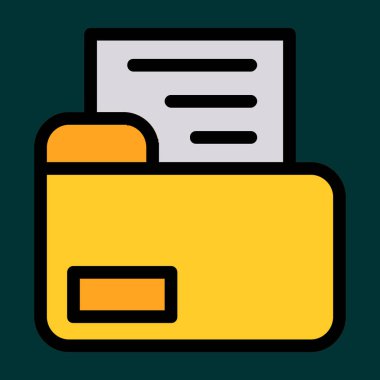 dosya simgesi, vektör illüstrasyonu basit tasarım