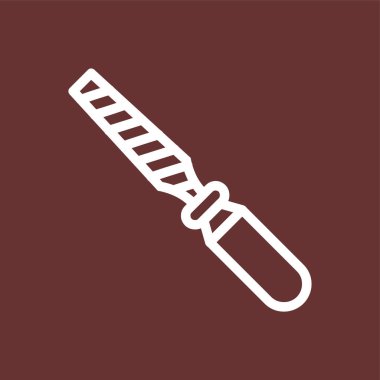 Rasp simgesi, vektör illüstrasyonu basit tasarım