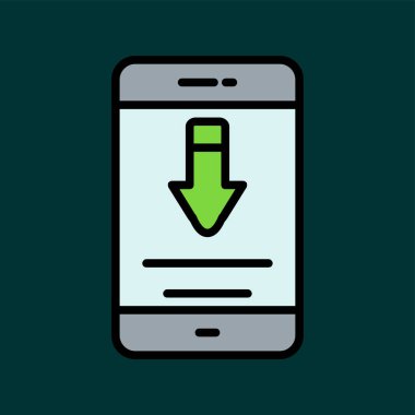 Simge indir, vektör illüstrasyonu basit tasarım