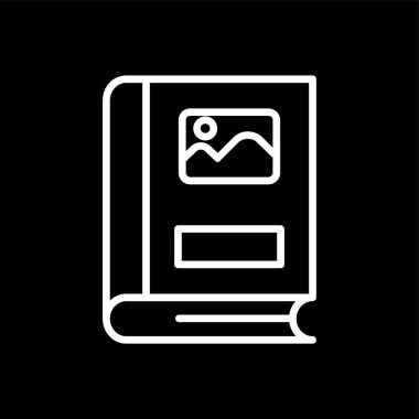 Resim simgesi, vektör illüstrasyonu basit tasarım