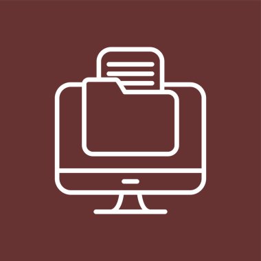 dosya simgesi, vektör illüstrasyonu basit tasarım