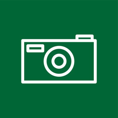 kamera simgesi, vektör illüstrasyonu basit tasarım