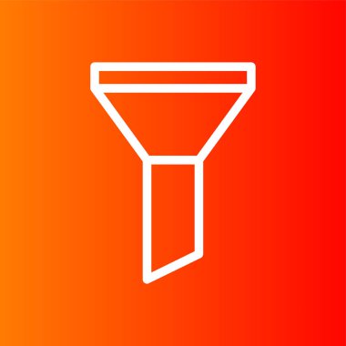 filtre simgesi, vektör illüstrasyonu basit tasarım