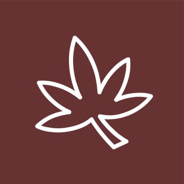 Ot simgesi, vektör illüstrasyonu basit tasarım