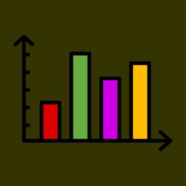 Silindirik Çubuklar simgesi, vektör illüstrasyonu basit tasarım