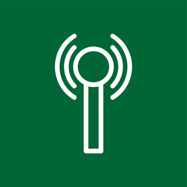 yayın simgesi, vektör illüstrasyonu basit tasarım