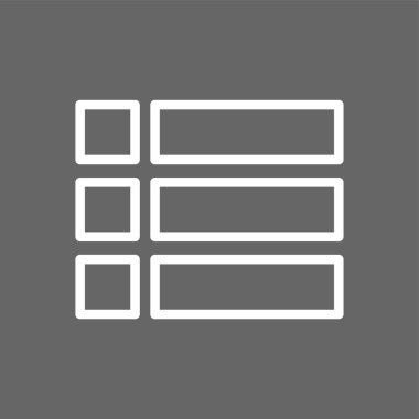 menü simgesi, vektör illüstrasyonu basit tasarım