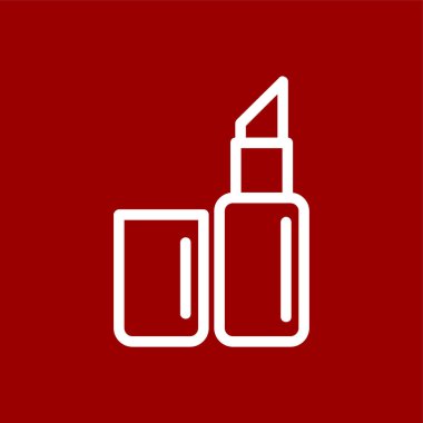 ruj simgesi, vektör illüstrasyonu basit tasarım