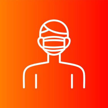 Güvenlik simgesi, vektör illüstrasyonu basit tasarım