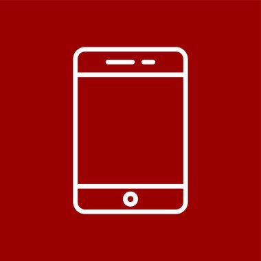 mobil simge, vektör illüstrasyonu basit tasarım