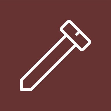 Tırnak simgesi, vektör illüstrasyonu basit tasarım