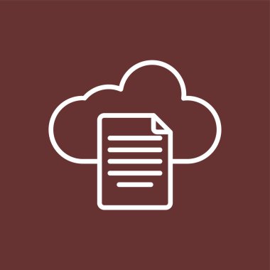 Sayfa simgesi, vektör illüstrasyonu basit tasarım