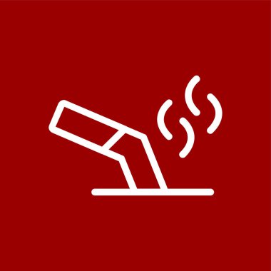 Cigarette Butt icon, vector illustration simple design