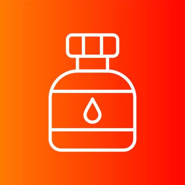 Kantin simgesi, vektör illüstrasyonu basit tasarım