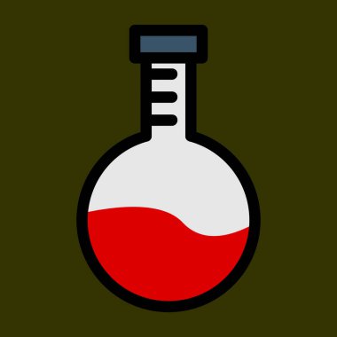 matara simgesi, vektör illüstrasyonu basit tasarım