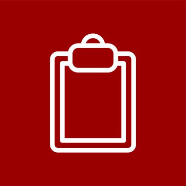 Pano simgesi, vektör illüstrasyonu basit tasarım