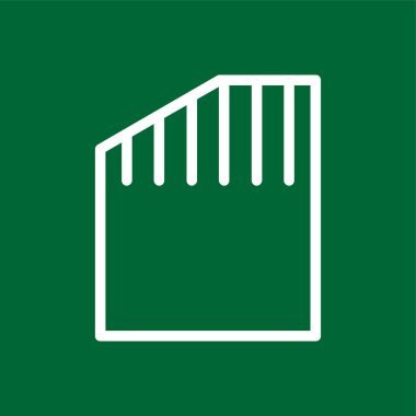 Simcard simgesi, vektör illüstrasyonu basit tasarım