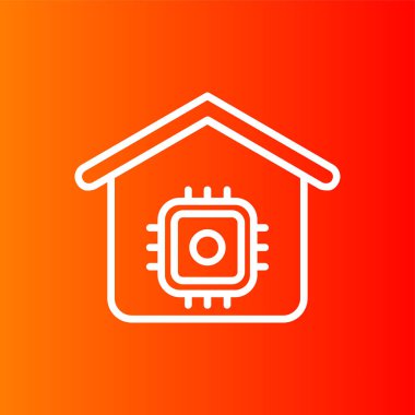 Cpu icon, vector illustration simple design