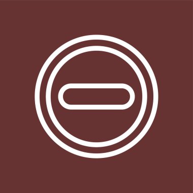 Simge girmeyin, vektör illüstrasyonu basit tasarım