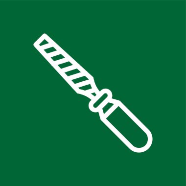 Rasp simgesi, vektör illüstrasyonu basit tasarım