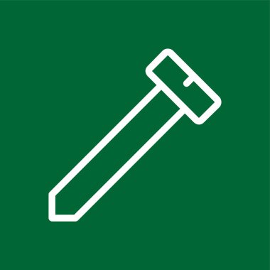 Tırnak simgesi, vektör illüstrasyonu basit tasarım