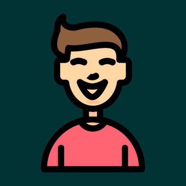 erkek simgesi, vektör illüstrasyonu basit tasarım