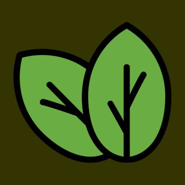 Tütün simgesi, vektör illüstrasyonu basit tasarım