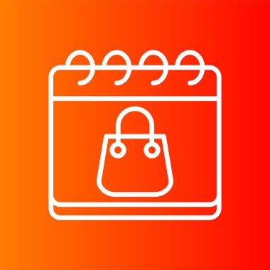 Takvim simgesi, vektör illüstrasyonu basit tasarım