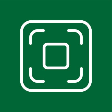 tarama simgesi, vektör illüstrasyonu basit tasarım