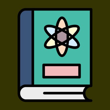 Bilim simgesi, vektör illüstrasyonu basit tasarım