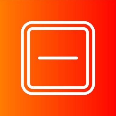 eksi simge, vektör illüstrasyonu basit tasarım