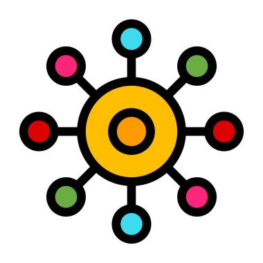 paylaşım simgesi, vektör illüstrasyonu basit tasarım