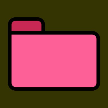 dosya simgesi, vektör illüstrasyonu basit tasarım