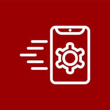 Uygulama Geliştirme simgesi, vektör illüstrasyonu basit tasarım