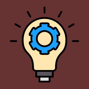 strateji simgesi, vektör illüstrasyonu basit tasarım