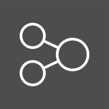 bağlantı simgesi, vektör illüstrasyonu basit tasarım