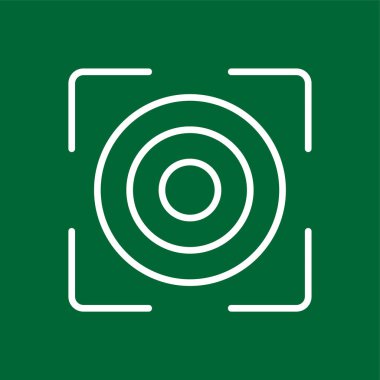 hedef simge, vektör illüstrasyonu basit tasarım