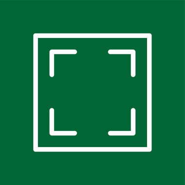 Görünüm Oranı simgesi, vektör illüstrasyonu basit tasarım