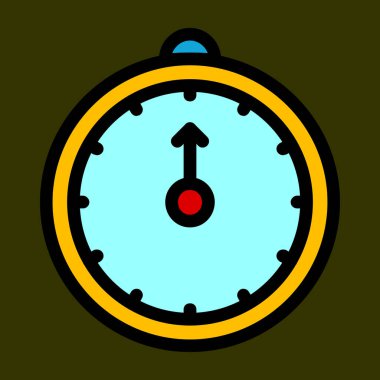 pusula simgesi, vektör illüstrasyonu basit tasarım