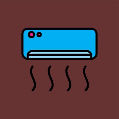 Hava Durumu simgesi, vektör illüstrasyonu basit tasarım