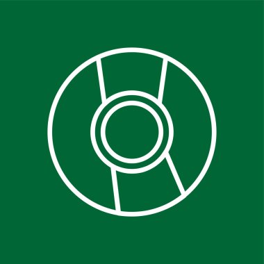 CD simgesi, vektör illüstrasyonu basit tasarım