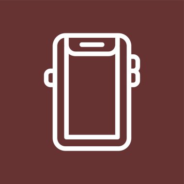 mobil simge, vektör illüstrasyonu basit tasarım