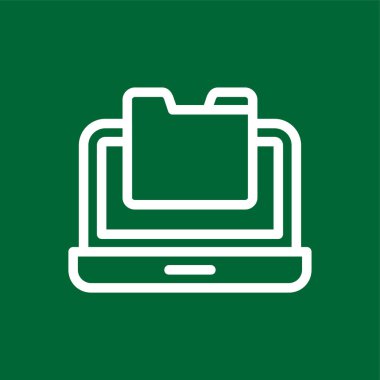 dizüstü bilgisayar simgesi, vektör illüstrasyonu basit tasarım