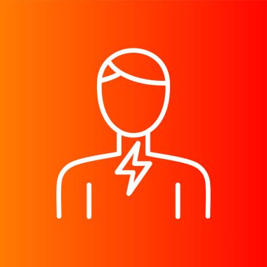 Ağrı Gırtlak simgesi, vektör illüstrasyonu basit tasarım