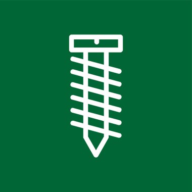 Auger simgesi, vektör illüstrasyonu basit tasarım